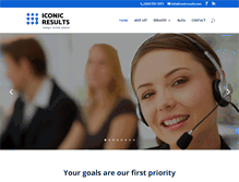 Tablet Screenshot of iconicresults.com